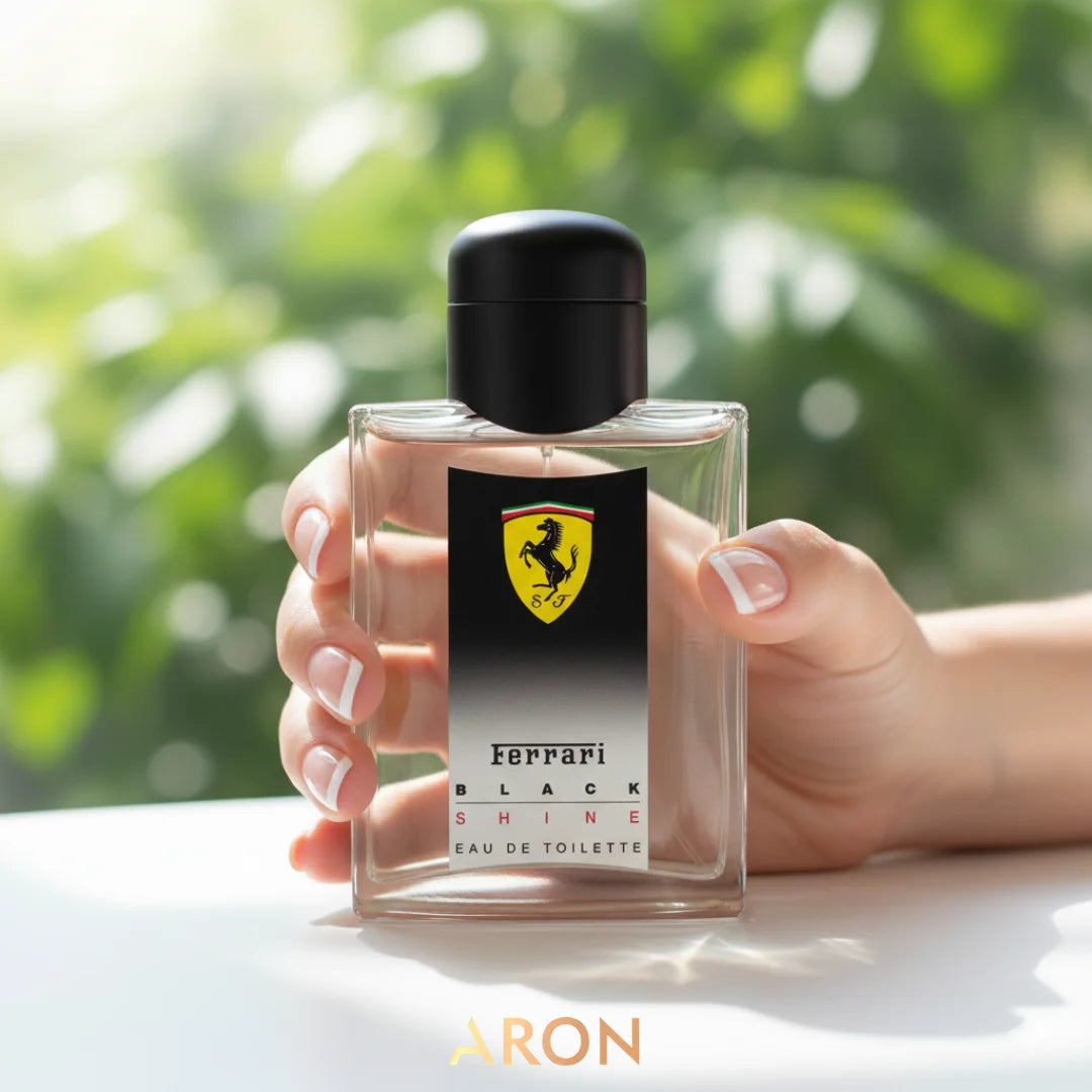 Fragancia inspirada en Scuderia Ferr4ri Black Shine Men