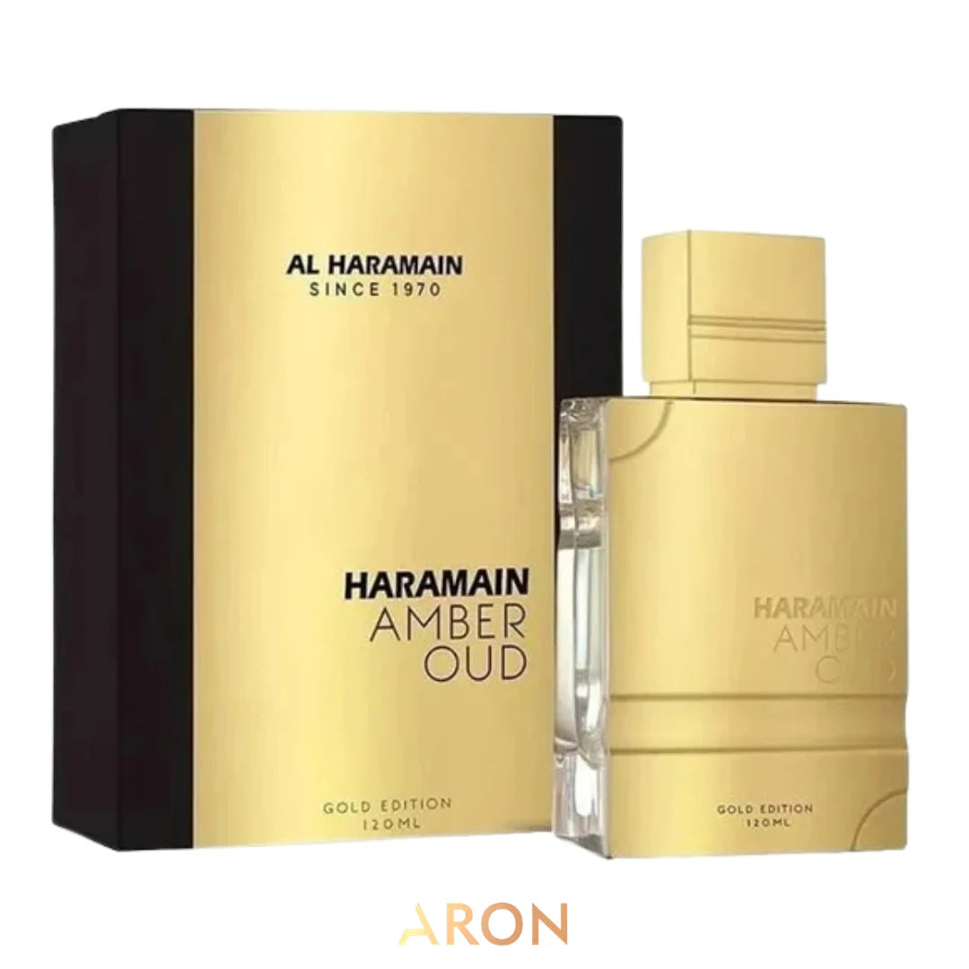 Fragancia inspirada en Amb3r Oud Gold Edition Al Har4main