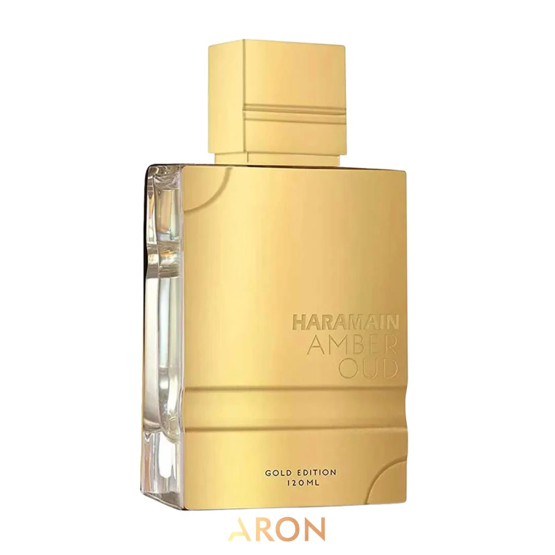 Fragancia inspirada en Amb3r Oud Gold Edition Al Har4main