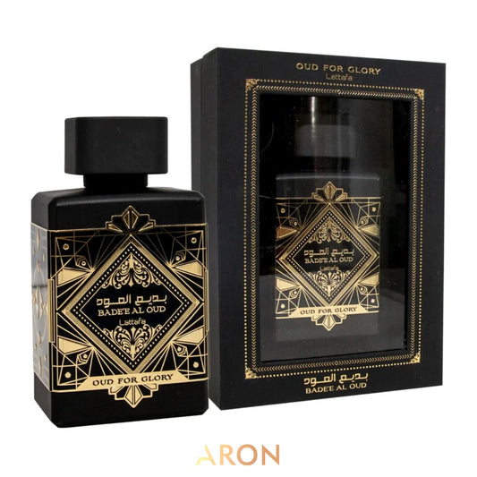 Fragancia Inspirada en Lattafa Bad3 Al 0ud Of Gl0ry